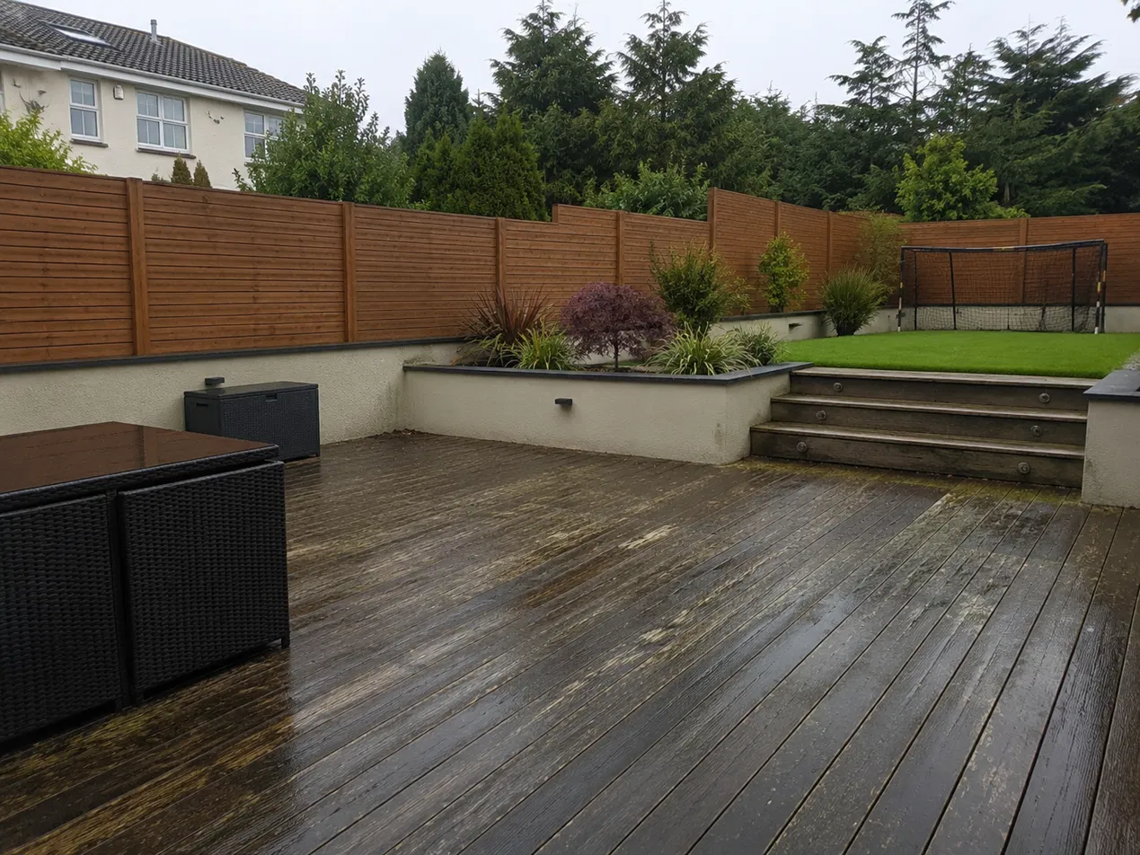 New composite decking installation completed Dublin — Reflect General Maintenance