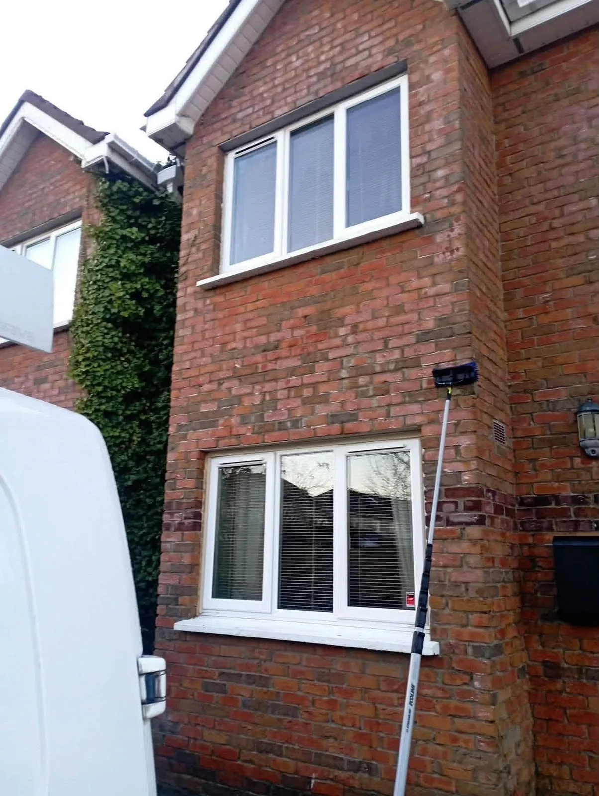 Window cleaning before and after in Dublin — Reflect General Maintenance