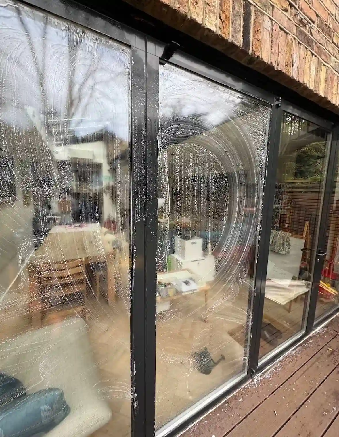 Commercial exterior window cleaning by Reflect General Maintenance